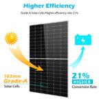 450 Watt Monocrystalline PERC Solar Panel UL 61730 CEC Listed