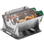 BougeRV Charcoal Electric BBQ Grill Rotisserie Kit