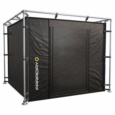 X-Large Faraday Tent вЂ“ LX Black RF/EMI Shielding Enclosure Room (9вЂІ x 9вЂІ x 6.5вЂІ) BERRY COMPLIANT image 0