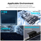 440W Mono Black PERC Solar Panel UL61730 CEC Listed