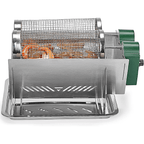 BougeRV Charcoal Electric BBQ Grill Rotisserie Kit