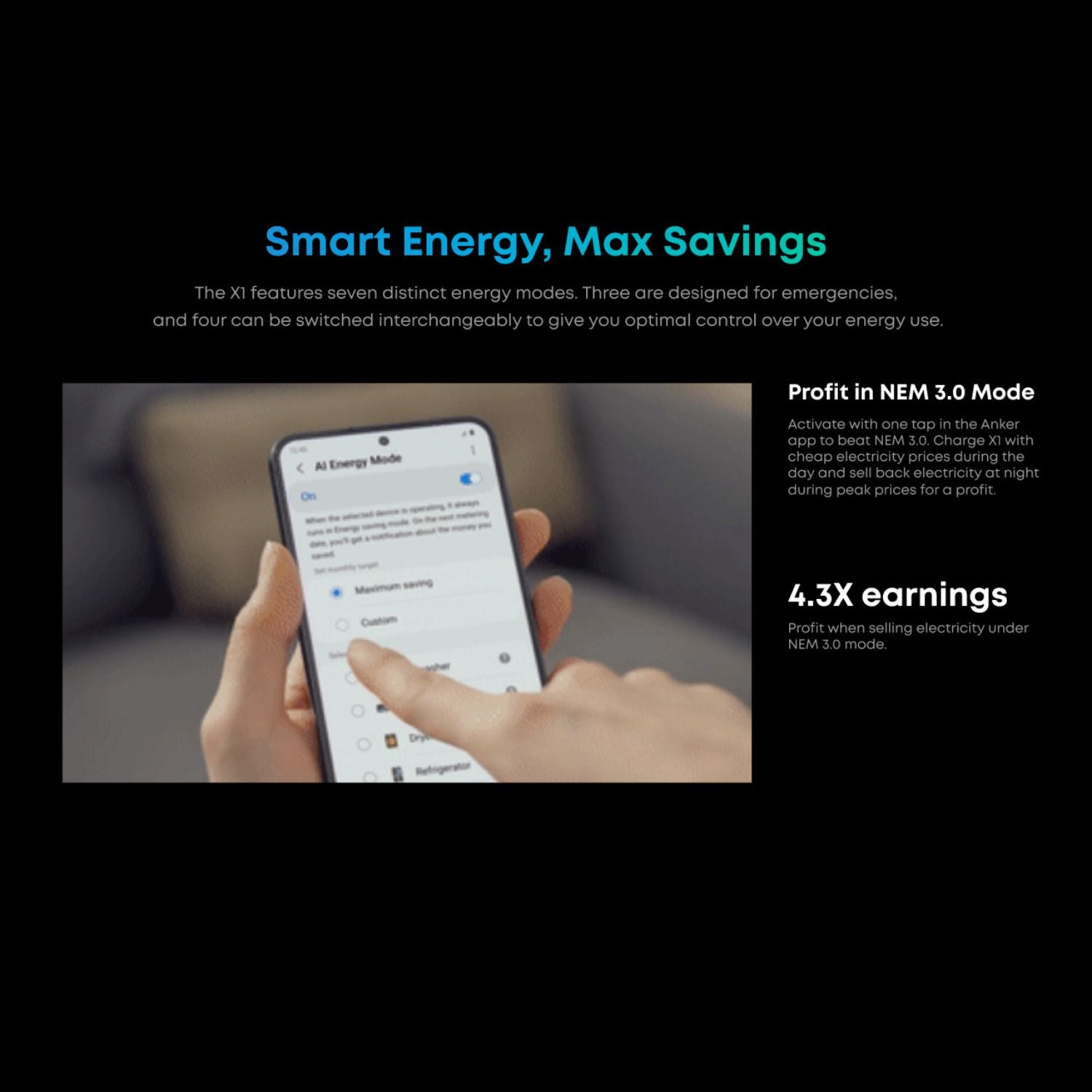 Anker SOLIX X1 Home Energy Storage System