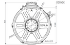 AIM-LBe 400Vdc – Single axial flux in-runner motor